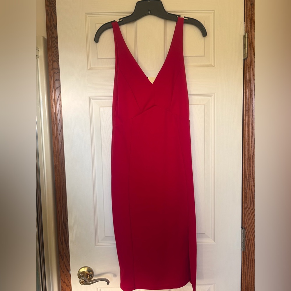 Lulu’s Black and Red V-Neck Dresses - Picture 2 of 8